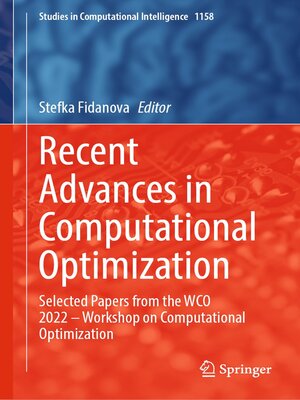 cover image of Recent Advances in Computational Optimization